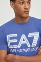 modra Kratka majica EA7 Emporio Armani
