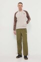 Бавовняна футболка EA7 Emporio Armani PJTJZ.3DPT39.1946 бежевий SS24