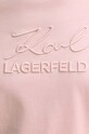 Karl Lagerfeld t-shirt bawełniany 542225.755030 różowy
