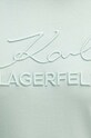 Karl Lagerfeld t-shirt bawełniany 542225.755030 zielony