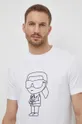 fehér Karl Lagerfeld t-shirt