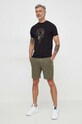 Karl Lagerfeld t-shirt 542221.755054 czarny SS24