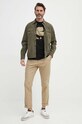 Pamučna majica Karl Lagerfeld 542224.755082 crna SS24