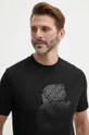 čierna Bavlnené tričko Karl Lagerfeld