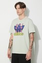 Хлопковая футболка adidas Originals зелёный IS0231