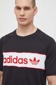 Памучна тениска adidas Originals Archive черен IS1404