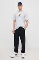 adidas Originals tricou din bumbac IS2912 gri SS24