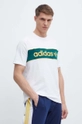 fehér adidas Originals pamut póló