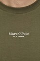 Βαμβακερό μπλουζάκι Marc O'Polo πράσινο 421201251034