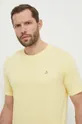 Marc O'Polo t-shirt bawełniany żółty