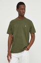 Marc O'Polo t-shirt bawełniany zielony 421201251054