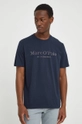 Marc O'Polo t-shirt in cotone pacco da 2 blu navy