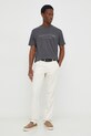 Îmbrăcăminte Marc O'Polo tricou din bumbac 2-pack 421205809104 gri
