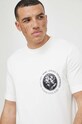 Marc O'Polo t-shirt bawełniany beżowy 422201651062