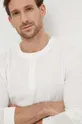 λευκό Βαμβακερή μπλούζα με μακριά μανίκια Marc O'Polo