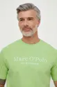 Бавовняна футболка Marc O'Polo зелений