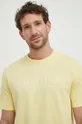 żółty Marc O'Polo t-shirt bawełniany