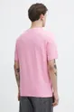 Bombažna kratka majica Marc O'Polo roza