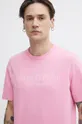 Odzież Marc O'Polo t-shirt bawełniany 423201251052 różowy