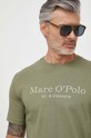 Marc O'Polo t-shirt bawełniany 423201251052 zielony SS24