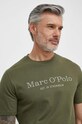 Marc O'Polo t-shirt bawełniany 423201251052 zielony SS24