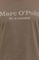 Βαμβακερό μπλουζάκι Marc O'Polo 423201251052 καφέ