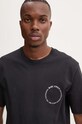 Marc O'Polo t-shirt bawełniany czarny 423201251066