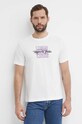 Marc O'Polo t-shirt bawełniany 423201251076 biały SS24