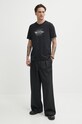 Marc O'Polo t-shirt bawełniany 423201251076 czarny SS24