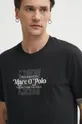 čierna Bavlnené tričko Marc O'Polo