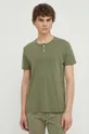 zielony Marc O'Polo t-shirt bawełniany Męski