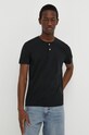 Marc O'Polo t-shirt bawełniany czarny 423217651236