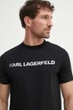 Tričko Karl Lagerfeld slim černá 542221.755053