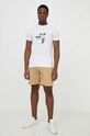 Karl Lagerfeld t-shirt bawełniany 542241.755061 biały SS24