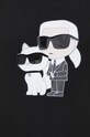 Karl Lagerfeld t-shirt bawełniany 542241.755061 czarny