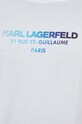 Karl Lagerfeld t-shirt bawełniany 542241.755062 biały