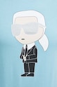 Karl Lagerfeld tricou din bumbac 542251.755071 albastru