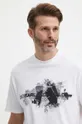 fehér Karl Lagerfeld pamut póló