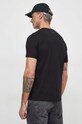 Oblečenie Bavlnené tričko Karl Lagerfeld 542241.755425 čierna