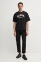Alpha Industries tricou din bumbac College 146501 negru SS25