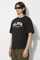 czarny Alpha Industries t-shirt bawełniany College