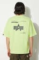 Îmbrăcăminte Alpha Industries tricou din bumbac Logo BP 146507 verde