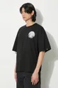 black Alpha Industries cotton t-shirt Japan Wave Warrior