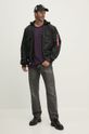 Bavlnené tričko Alpha Industries Essentials RL 146504 fialová AW24