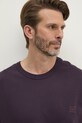 Хлопковая футболка Alpha Industries Essentials RL фиолетовой 146504