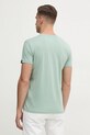 Хлопковая футболка Alpha Industries Basic Rubber 100501RB зелёный SS25