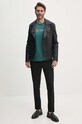 Pamučna majica Alpha Industries Label 118502 zelena AW24