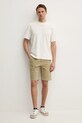 Bavlněné tričko Calvin Klein K10K112487 béžová SS25