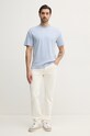 Хлопковая футболка Calvin Klein K10K112487 голубой SS25