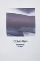 Хлопковая футболка Calvin Klein бежевый